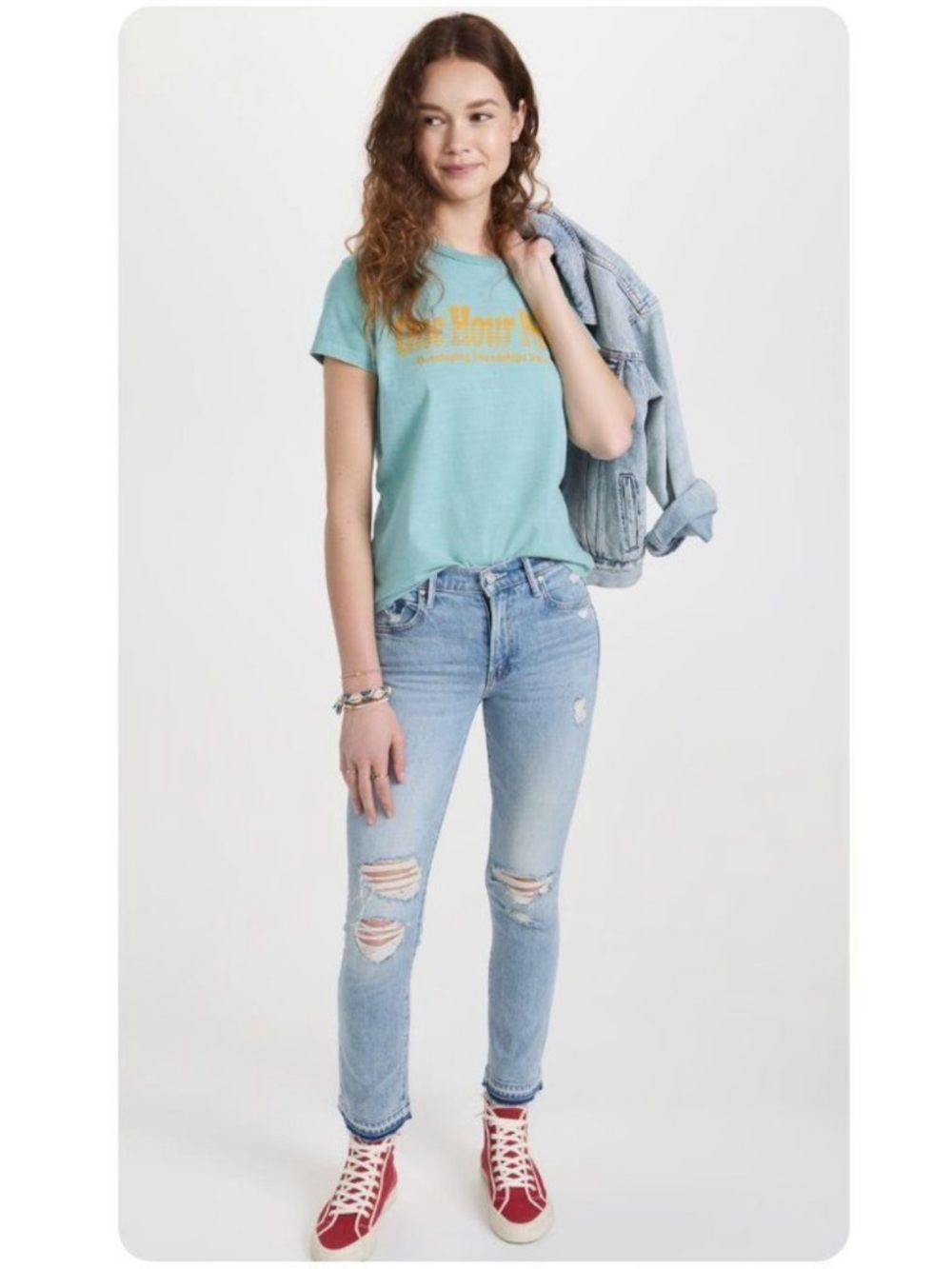 Mother Superior THE RASCAL ANKLE
UNDONE HEM Vacation Temptation 25